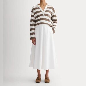 NWT - Everlane Midi Skirt in ultra soft cotton - sz 16